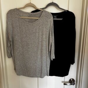 Majestic Paris Extra-fine Super-washed Bundle Two Tops Sz 3/Large